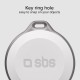 SBS Track My Circle Key and Object Finder Compatible with Apple Where, Alarm Sound 100dB, Ready to Use with CR2032 Battery Included, Waterproof IP65 with Keyhole SBS Track My Circle Key and Object Finder Compatible with Apple Where, Alarm Sound 100dB, Ready to Use with CR2032 Battery Included, Waterproof IP65 with Keyhole