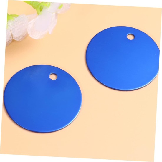 SEWOART Pack of 25 Empty Labels Pet ID Tag Punch Blanks Metal Pet Pendant Dog ID Tag Charms Pendant Jewellery Blank Tags for Pets Dog Tag DIY Pet Dog SEWOART Pack of 25 Empty Labels Pet ID Tag Punch Blanks Metal Pet Pendant Dog ID Tag Charms Pendant Jewellery Blank Tags for Pets Dog Tag DIY Pet Dog