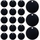 SOFPLATE 1 Box of 25 Round Stamping Blanks Metal Pendant Aluminium Black Circle Engraved Name Plate for Cat Dog Pet Pendant for Jewellery Making Engraving Pet ID Tag Necklace SOFPLATE 1 Box of 25 Round Stamping Blanks Metal Pendant Aluminium Black Circle Engraved Name Plate for Cat Dog Pet Pendant for Jewellery Making Engraving Pet ID Tag Necklace