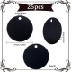 SOFPLATE 1 Box of 25 Round Stamping Blanks Metal Pendant Aluminium Black Circle Engraved Name Plate for Cat Dog Pet Pendant for Jewellery Making Engraving Pet ID Tag Necklace SOFPLATE 1 Box of 25 Round Stamping Blanks Metal Pendant Aluminium Black Circle Engraved Name Plate for Cat Dog Pet Pendant for Jewellery Making Engraving Pet ID Tag Necklace
