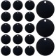 SOFPLATE 1 Box of 25 Round Stamping Blanks Metal Pendant Aluminium Black Circle Engraved Name Plate for Cat Dog Pet Pendant for Jewellery Making Engraving Pet ID Tag Necklace SOFPLATE 1 Box of 25 Round Stamping Blanks Metal Pendant Aluminium Black Circle Engraved Name Plate for Cat Dog Pet Pendant for Jewellery Making Engraving Pet ID Tag Necklace