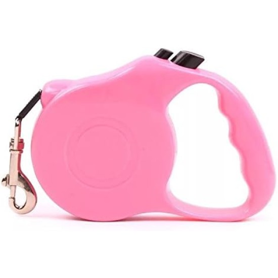Shine EXTENDING DOG LEAD RETRACTABLE DOG/PUPPY/CAT AUTO RETRACT LEAD/LEASH 3 M LONG 20 KG (PINK) Shine EXTENDING DOG LEAD RETRACTABLE DOG/PUPPY/CAT AUTO RETRACT LEAD/LEASH 3 M LONG 20 KG (PINK)