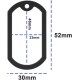 Silicone Rings Pack of 20 Dog Tag 52 x 30 mm Silencer Silicone Rubber ID Tag Protection to Reduce Harmful Distortion Noise, Black Silicone Rings Pack of 20 Dog Tag 52 x 30 mm Silencer Silicone Rubber ID Tag Protection to Reduce Harmful Distortion Noise, Black