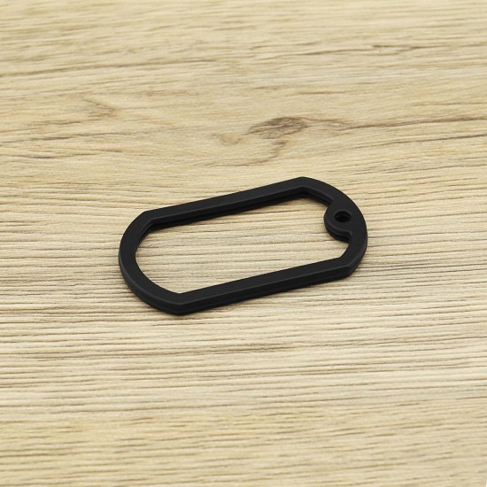 Silicone Rings Pack of 20 Dog Tag 52 x 30 mm Silencer Silicone Rubber ID Tag Protection to Reduce Harmful Distortion Noise, Black Silicone Rings Pack of 20 Dog Tag 52 x 30 mm Silencer Silicone Rubber ID Tag Protection to Reduce Harmful Distortion Noise, Black