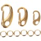 Stainless Steel Pet Tags Clips with Quick Release and Rings Dog Cat Collar Clip for Secure Attachment of ID Tags to Collar or Harness Pack of 3 Stainless Steel Pet Tags Clips with Quick Release and Rings Dog Cat Collar Clip for Secure Attachment of ID Tags to Collar or Harness Pack of 3