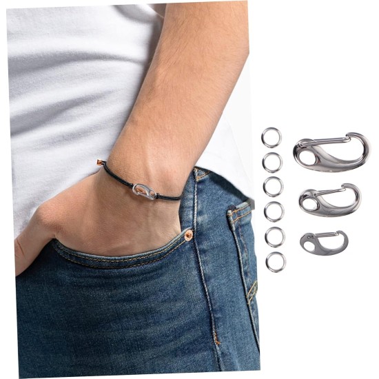 Stainless Steel Pet Tags Clips with Quick Release and Rings Dog Cat Collar Clip for Secure Attachment of ID Tags to Collar or Harness Pack of 3 Stainless Steel Pet Tags Clips with Quick Release and Rings Dog Cat Collar Clip for Secure Attachment of ID Tags to Collar or Harness Pack of 3