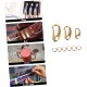 Stainless Steel Pet Tags Clips with Quick Release and Rings Dog Cat Collar Clip for Secure Attachment of ID Tags to Collar or Harness Pack of 3 Stainless Steel Pet Tags Clips with Quick Release and Rings Dog Cat Collar Clip for Secure Attachment of ID Tags to Collar or Harness Pack of 3