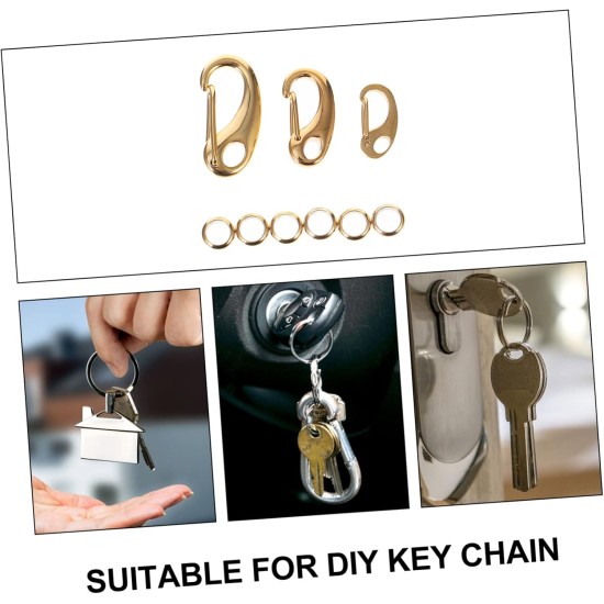 Stainless Steel Pet Tags Clips with Quick Release and Rings Dog Cat Collar Clip for Secure Attachment of ID Tags to Collar or Harness Pack of 3 Stainless Steel Pet Tags Clips with Quick Release and Rings Dog Cat Collar Clip for Secure Attachment of ID Tags to Collar or Harness Pack of 3