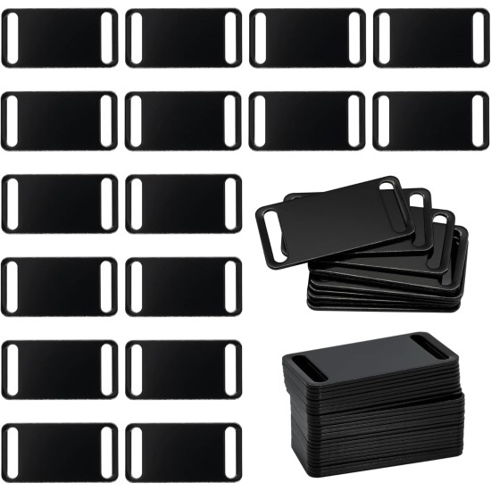 StayMax 25 Pcs Aluminum Engraving Blanks for Stamping Blanks and Pet Tags (Black) StayMax 25 Pcs Aluminum Engraving Blanks for Stamping Blanks and Pet Tags (Black)