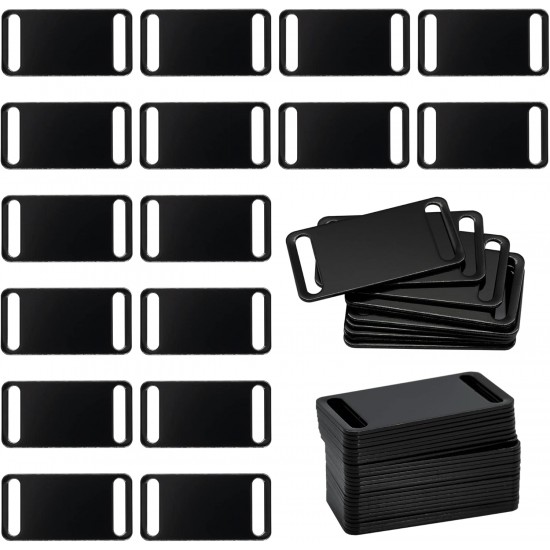 StayMax 25 Pcs Aluminum Engraving Blanks for Stamping Blanks and Pet Tags (Black) StayMax 25 Pcs Aluminum Engraving Blanks for Stamping Blanks and Pet Tags (Black)