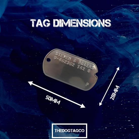 Steven Rogers 'Captain America' WWII Style Military Dog Tags - Notched Before 1965 WW2 - Stainless Steel - Chain Included Steven Rogers 'Captain America' WWII Style Military Dog Tags - Notched Before 1965 WW2 - Stainless Steel - Chain Included