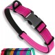 Strong Dog Collar Medium Dogs - Orange Reflective Padded Dog Collars - Adjustable - Safety Metal Buckle, Aluminium V-Ring Strong Dog Collar Medium Dogs - Orange Reflective Padded Dog Collars - Adjustable - Safety Metal Buckle, Aluminium V-Ring