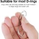 TIESOME Dog Tag Clips with Rings, Pack of 6 Dog Tags Clips 18 Pieces Brand Rings Stainless Steel Pet Tags Clip Dog Tags Holder Quick Release for Collar and Harness 1.3 x 0.6 Inches TIESOME Dog Tag Clips with Rings, Pack of 6 Dog Tags Clips 18 Pieces Brand Rings Stainless Steel Pet Tags Clip Dog Tags Holder Quick Release for Collar and Harness 1.3 x 0.6 Inches