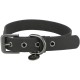 TRIXIE CityStyle 1971416 Dog Collar S-M: Neck Circumference 30-37 cm/20 mm Light Grey - High-Quality PVC Collar for Small - Medium Dogs, Adjustable, Water-Repellent and Wipe-Clean