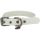 TRIXIE CityStyle 1971416 Dog Collar S-M: Neck Circumference 30-37 cm/20 mm Light Grey - High-Quality PVC Collar for Small - Medium Dogs, Adjustable, Water-Repellent and Wipe-Clean