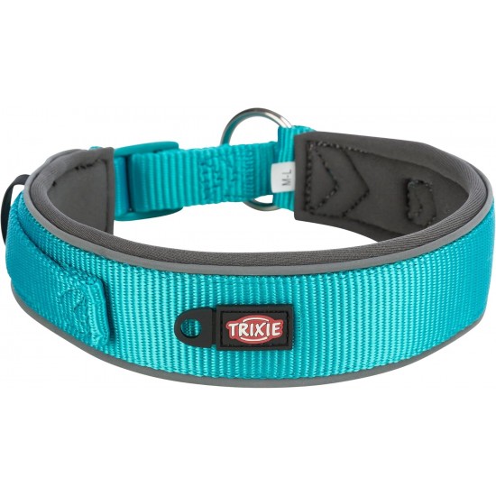 TRIXIE Premium Collar Size L-XL, Neck Circumference 53-62 cm/50 mm in Black - Fully Adjustable Dog Collar for Medium to Large Dogs, Neoprene Padded - 1995901 TRIXIE Premium Collar Size L-XL, Neck Circumference 53-62 cm/50 mm in Black - Fully Adjustable Dog Collar for Medium to Large Dogs, Neoprene Padded - 1995901