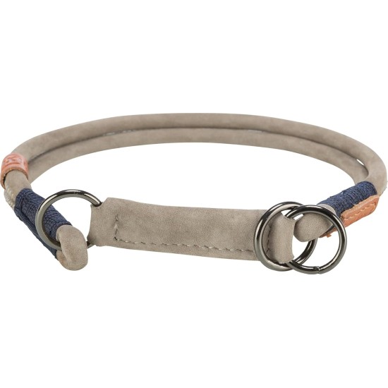 TRIXIE Zug-Stopp BE Nordic Dog Collar Made of Leather S-M Brown - Comfortable Dog Collar for Small and Medium Dogs with Pull Control - Robust & Elegant - 17121 TRIXIE Zug-Stopp BE Nordic Dog Collar Made of Leather S-M Brown - Comfortable Dog Collar for Small and Medium Dogs with Pull Control - Robust & Elegant - 17121