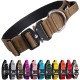 TSPRO Premium Dog Collar with Handle, Thick, Adjustable, Tactical Dog Collar, Heavy-Duty Design, Quick-Release Metal Buckle, for Medium to Large Dogs, M, Green TSPRO Premium Dog Collar with Handle, Thick, Adjustable, Tactical Dog Collar, Heavy-Duty Design, Quick-Release Metal Buckle, for Medium to Large Dogs, M, Green