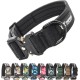 TSPRO Premium Dog Collar with Handle, Thick, Adjustable, Tactical Dog Collar, Heavy-Duty Design, Quick-Release Metal Buckle, for Medium to Large Dogs, M, Green TSPRO Premium Dog Collar with Handle, Thick, Adjustable, Tactical Dog Collar, Heavy-Duty Design, Quick-Release Metal Buckle, for Medium to Large Dogs, M, Green