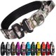 TSPRO Premium Dog Collar with Handle, Thick, Adjustable, Tactical Dog Collar, Heavy-Duty Design, Quick-Release Metal Buckle, for Medium to Large Dogs, M, Green TSPRO Premium Dog Collar with Handle, Thick, Adjustable, Tactical Dog Collar, Heavy-Duty Design, Quick-Release Metal Buckle, for Medium to Large Dogs, M, Green