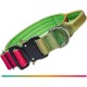 TSPRO Premium Dog Collar with Handle, Thick, Adjustable, Tactical Dog Collar, Heavy-Duty Design, Quick-Release Metal Buckle, for Medium to Large Dogs, M, Green TSPRO Premium Dog Collar with Handle, Thick, Adjustable, Tactical Dog Collar, Heavy-Duty Design, Quick-Release Metal Buckle, for Medium to Large Dogs, M, Green