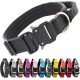 TSPRO Premium Dog Collar with Handle, Thick, Adjustable, Tactical Dog Collar, Heavy-Duty Design, Quick-Release Metal Buckle, for Medium to Large Dogs, M, Green TSPRO Premium Dog Collar with Handle, Thick, Adjustable, Tactical Dog Collar, Heavy-Duty Design, Quick-Release Metal Buckle, for Medium to Large Dogs, M, Green