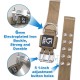 TSPRO Tactical Dog Collar, Robust Collar for Dogs with Metal Buckle Closure, 3.3 cm Wide, Adjustable and Thick for Small Dogs (Geometric S) TSPRO Tactical Dog Collar, Robust Collar for Dogs with Metal Buckle Closure, 3.3 cm Wide, Adjustable and Thick for Small Dogs (Geometric S)