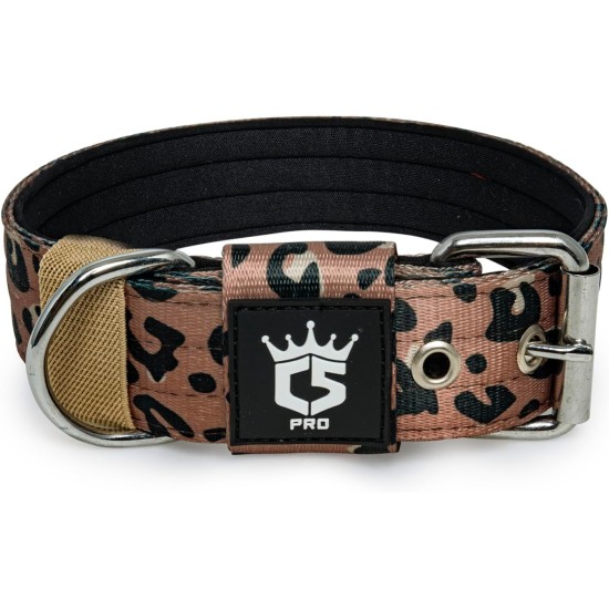 TSPRO Tactical Dog Collar, Robust Collar for Dogs with Metal Buckle Closure, 3.3 cm Wide, Adjustable and Thick for Small Dogs (Geometric S) TSPRO Tactical Dog Collar, Robust Collar for Dogs with Metal Buckle Closure, 3.3 cm Wide, Adjustable and Thick for Small Dogs (Geometric S)