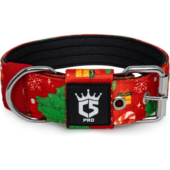 TSPRO Tactical Dog Collar, Robust Collar for Dogs with Metal Buckle Closure, 3.3 cm Wide, Adjustable and Thick for Small Dogs (Geometric S) TSPRO Tactical Dog Collar, Robust Collar for Dogs with Metal Buckle Closure, 3.3 cm Wide, Adjustable and Thick for Small Dogs (Geometric S)