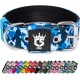 TSPRO Tactical Dog Collar, Robust Collar for Dogs with Metal Buckle Closure, 3.3 cm Wide, Adjustable and Thick for Small Dogs (Geometric S) TSPRO Tactical Dog Collar, Robust Collar for Dogs with Metal Buckle Closure, 3.3 cm Wide, Adjustable and Thick for Small Dogs (Geometric S)
