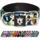 TSPRO Tactical Dog Collar, Robust Collar for Dogs with Metal Buckle Closure, 3.3 cm Wide, Adjustable and Thick for Small Dogs (Geometric S) TSPRO Tactical Dog Collar, Robust Collar for Dogs with Metal Buckle Closure, 3.3 cm Wide, Adjustable and Thick for Small Dogs (Geometric S)