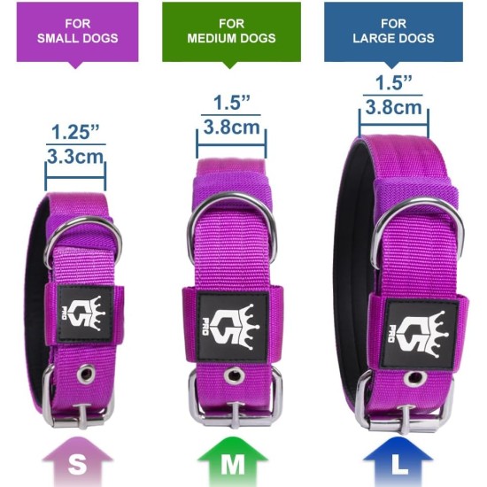 TSPRO Tactical Dog Collar, Robust Collar for Dogs with Metal Buckle Closure, 3.3 cm Wide, Adjustable and Thick for Small Dogs (Geometric S) TSPRO Tactical Dog Collar, Robust Collar for Dogs with Metal Buckle Closure, 3.3 cm Wide, Adjustable and Thick for Small Dogs (Geometric S)