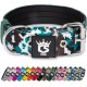 TSPRO Tactical Dog Collar, Robust Collar for Dogs with Metal Buckle Closure, 3.3 cm Wide, Adjustable and Thick for Small Dogs (Geometric S) TSPRO Tactical Dog Collar, Robust Collar for Dogs with Metal Buckle Closure, 3.3 cm Wide, Adjustable and Thick for Small Dogs (Geometric S)