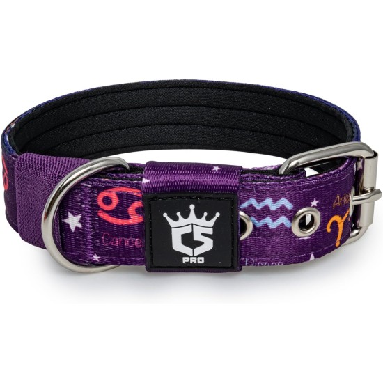 TSPRO Tactical Dog Collar, Robust Collar for Dogs with Metal Buckle Closure, 3.3 cm Wide, Adjustable and Thick for Small Dogs (Geometric S) TSPRO Tactical Dog Collar, Robust Collar for Dogs with Metal Buckle Closure, 3.3 cm Wide, Adjustable and Thick for Small Dogs (Geometric S)