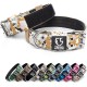 TSPRO Tactical Dog Collar, Robust Collar for Dogs with Metal Buckle Closure, 3.3 cm Wide, Adjustable and Thick for Small Dogs (Geometric S) TSPRO Tactical Dog Collar, Robust Collar for Dogs with Metal Buckle Closure, 3.3 cm Wide, Adjustable and Thick for Small Dogs (Geometric S)