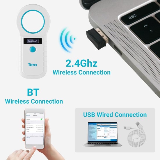 Tera Pet Microchip Reader Scanner Animal Chip ID Scanner with OLED Display Screen Rechargeable Data Memory Tag Scanner for Dogs Cats Animal Management White Tera Pet Microchip Reader Scanner Animal Chip ID Scanner with OLED Display Screen Rechargeable Data Memory Tag Scanner for Dogs Cats Animal Management White