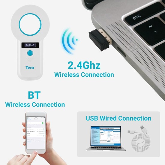 Tera Pet Microchip Reader Scanner Animal Chip ID Scanner with OLED Display Screen Rechargeable Data Memory Tag Scanner for Dogs Cats Animal Management White Tera Pet Microchip Reader Scanner Animal Chip ID Scanner with OLED Display Screen Rechargeable Data Memory Tag Scanner for Dogs Cats Animal Management White
