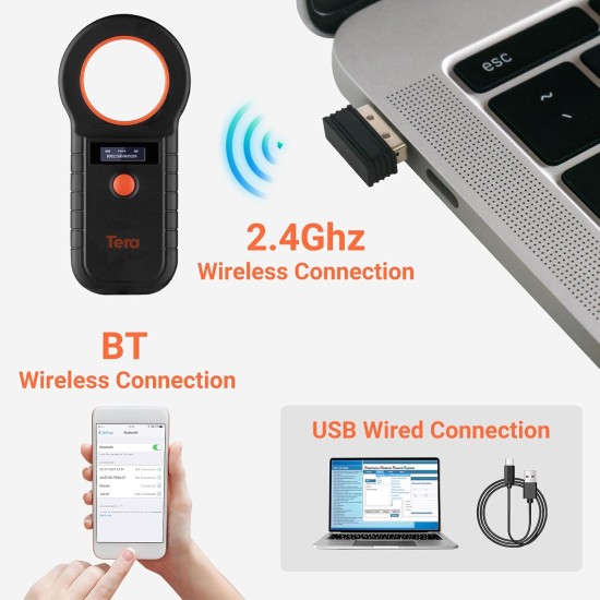 Tera Pet Microchip Reader Scanner Animal Chip ID Scanner with OLED Display Screen Rechargeable Data Memory Tag Scanner for Dogs Cats Animal Management White Tera Pet Microchip Reader Scanner Animal Chip ID Scanner with OLED Display Screen Rechargeable Data Memory Tag Scanner for Dogs Cats Animal Management White