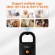 Tera Pet Microchip Reader Scanner with D-Buckle, RFID Portable Animal Chip ID Scanner with OLED Display Rechargeable Pet Tag Scanner for Dog Cat Pig for ISO 11784/11785, FDX-B, EMID, Black Tera Pet Microchip Reader Scanner with D-Buckle, RFID Portable Animal Chip ID Scanner with OLED Display Rechargeable Pet Tag Scanner for Dog Cat Pig for ISO 11784/11785, FDX-B, EMID, Black