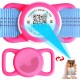 ThinkPet AirTag Dog Collar with QR Code Smart Pet ID Tag, Dual Loop Tracker Holder with Smart QR Code, Waterproof, Dustproof, Silent Airtag Holder, Small BlacK ThinkPet AirTag Dog Collar with QR Code Smart Pet ID Tag, Dual Loop Tracker Holder with Smart QR Code, Waterproof, Dustproof, Silent Airtag Holder, Small BlacK