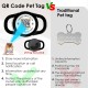 ThinkPet AirTag Dog Collar with QR Code Smart Pet ID Tag, Dual Loop Tracker Holder with Smart QR Code, Waterproof, Dustproof, Silent Airtag Holder, Small BlacK ThinkPet AirTag Dog Collar with QR Code Smart Pet ID Tag, Dual Loop Tracker Holder with Smart QR Code, Waterproof, Dustproof, Silent Airtag Holder, Small BlacK