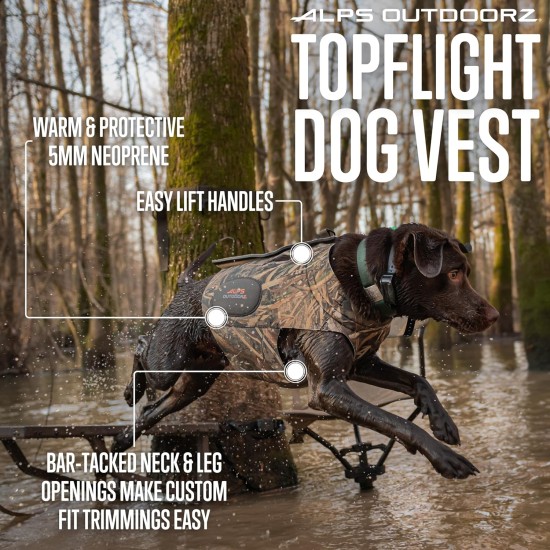Topflight Hundeweste, Größe L, Realtree MAX-7 Topflight Hundeweste, Größe L, Realtree MAX-7