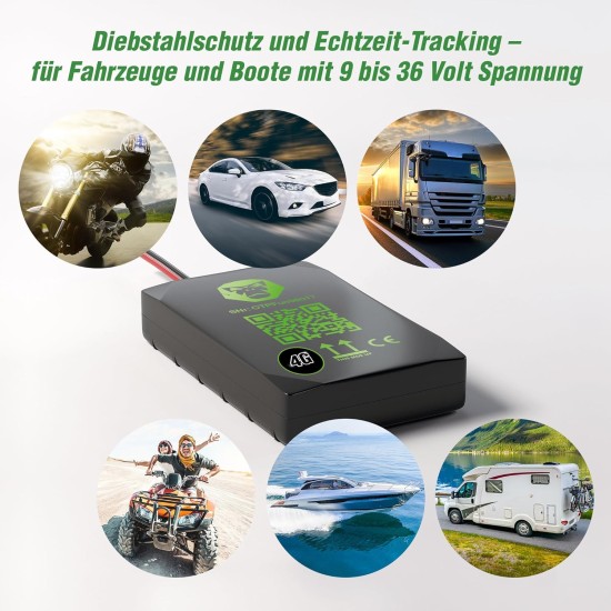 Tracer Go 4G GPS Tracker Car Motorcycle Truck - Transmitter with SIM Card, Real Time Live Tracking & Theft Detector, Includes Navigation, IP54 Waterproof, German Support, Made in Germany Tracer Go 4G GPS Tracker Car Motorcycle Truck - Transmitter with SIM Card, Real Time Live Tracking & Theft Detector, Includes Navigation, IP54 Waterproof, German Support, Made in Germany
