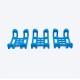 Tractive GPS Tracker for Dogs - Blue Rubber Clips (Extra Large) - Pack of 1 (3 Pack) Tractive GPS Tracker for Dogs - Blue Rubber Clips (Extra Large) - Pack of 1 (3 Pack)