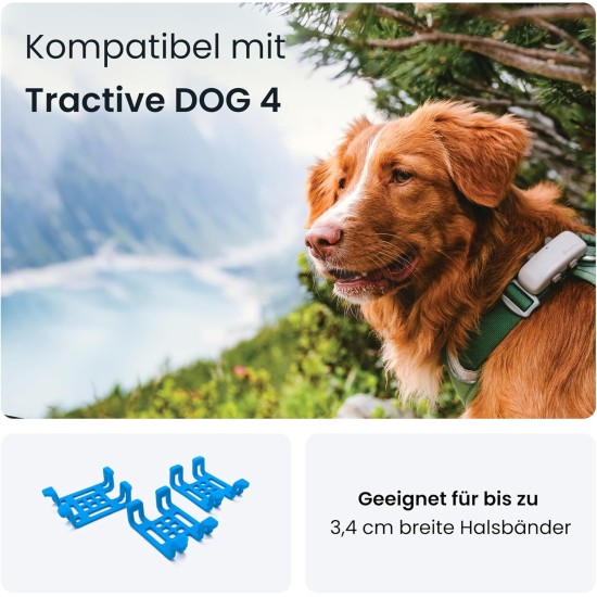 Tractive GPS Tracker for Dogs - Blue Rubber Clips (Extra Large) - Pack of 1 (3 Pack) Tractive GPS Tracker for Dogs - Blue Rubber Clips (Extra Large) - Pack of 1 (3 Pack)