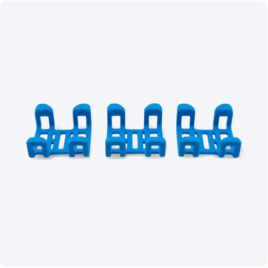 Tractive GPS Tracker for Dogs - Blue Rubber Clips (Extra Large) - Pack of 1 (3 Pack) Tractive GPS Tracker for Dogs - Blue Rubber Clips (Extra Large) - Pack of 1 (3 Pack)