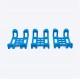 Tractive GPS Tracker for Dogs - Blue Rubber Clips (Extra Large) - Pack of 1 (3 Pack) Tractive GPS Tracker for Dogs - Blue Rubber Clips (Extra Large) - Pack of 1 (3 Pack)