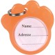 Trixie Adressanhänger, phosphoreszierend, ø 3,5 cm, orange Trixie Adressanhänger, phosphoreszierend, ø 3,5 cm, orange
