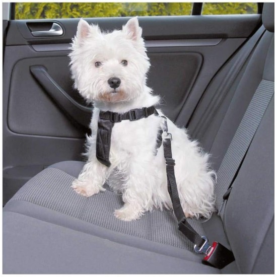 Trixie Car Harness, 20-50 cm, Black Trixie Car Harness, 20-50 cm, Black