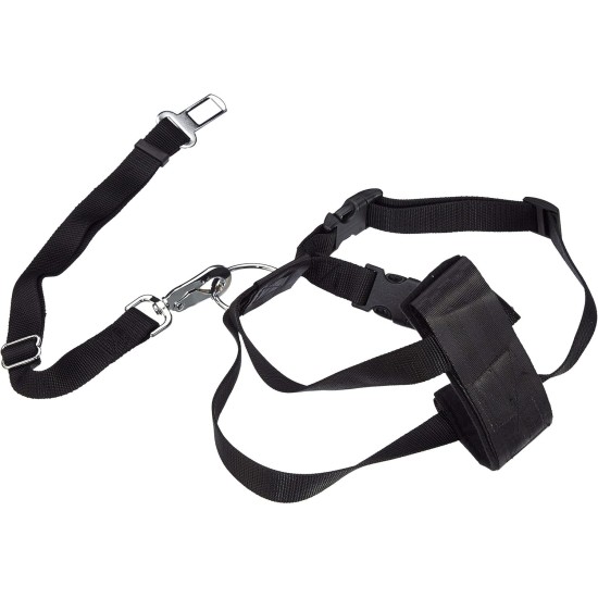 Trixie Car Safety Harness, Medium, Black Trixie Car Safety Harness, Medium, Black